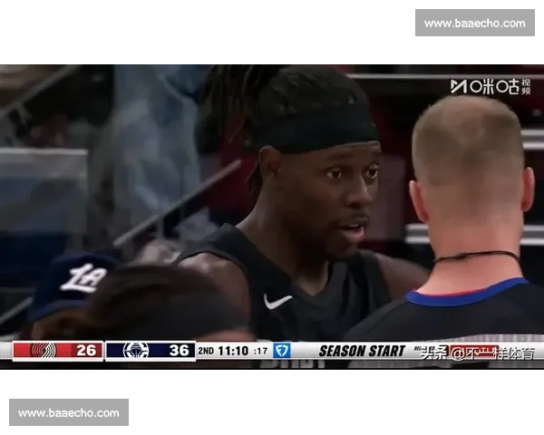 开拓者 107-114 快船 杨瀚森 4 分 20 秒砍 2 分